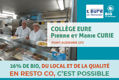 26% de Bio au Collège Pont Audemer